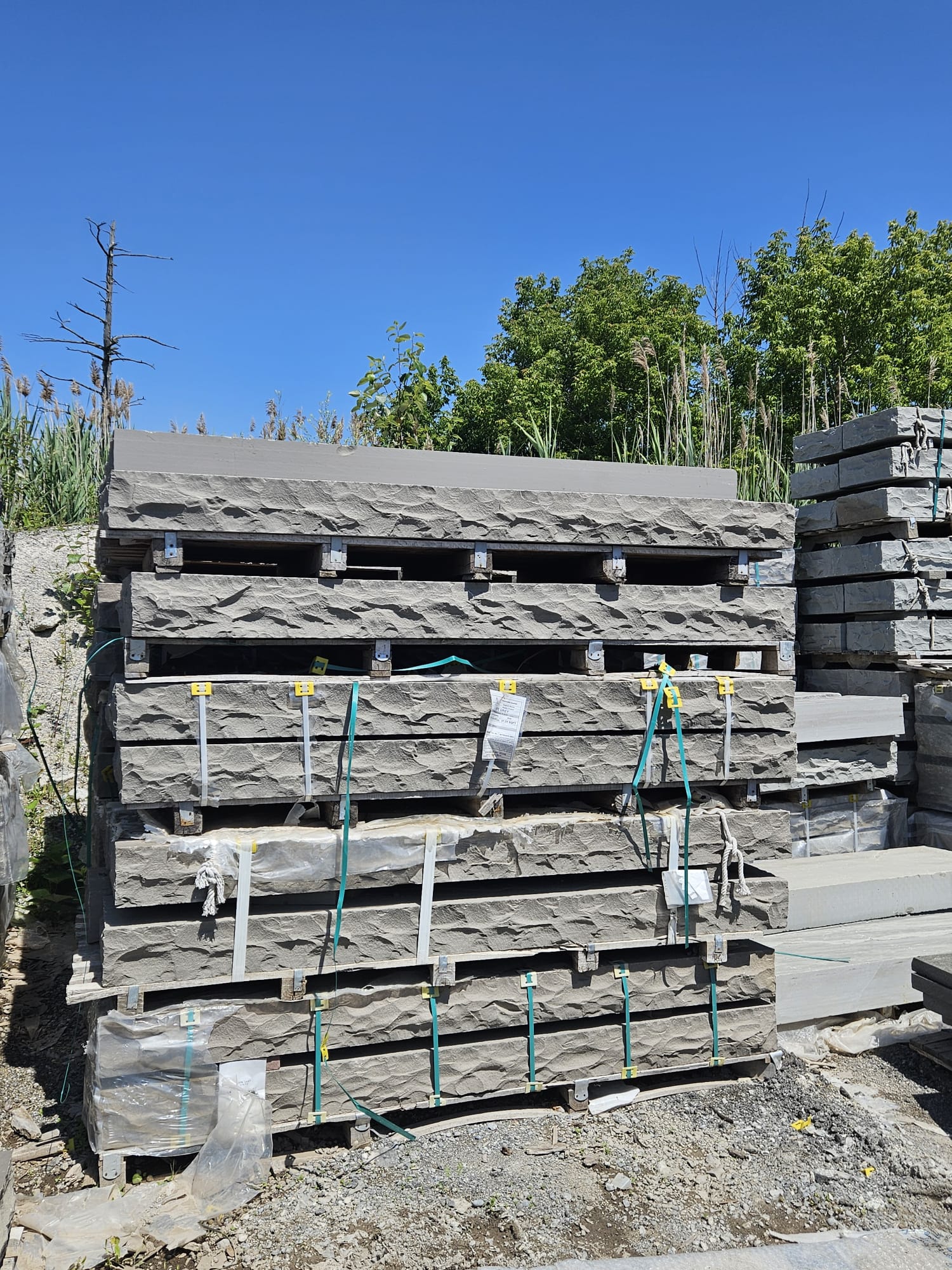 Slate eight foot matching step filler stone
